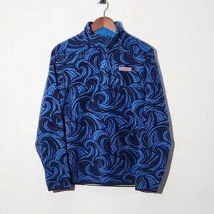Vineyard Vines Men's Printed Fleece Pullover in size small